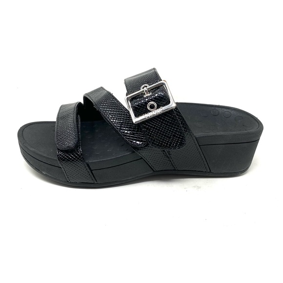 Vionic Shoes Vionic Pacific Rio Black Lizard Sandals Poshmark